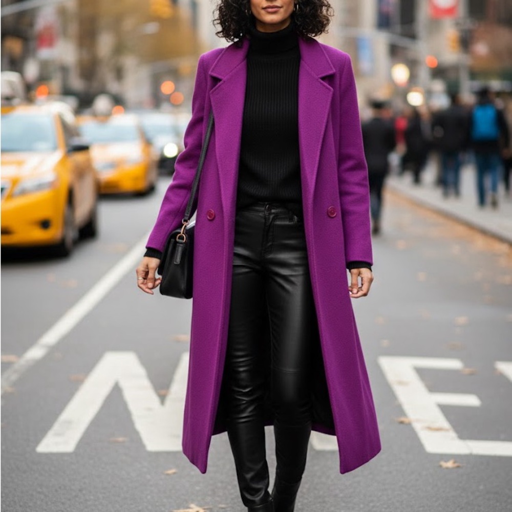 Ashley Scott Vintage Wool Coat